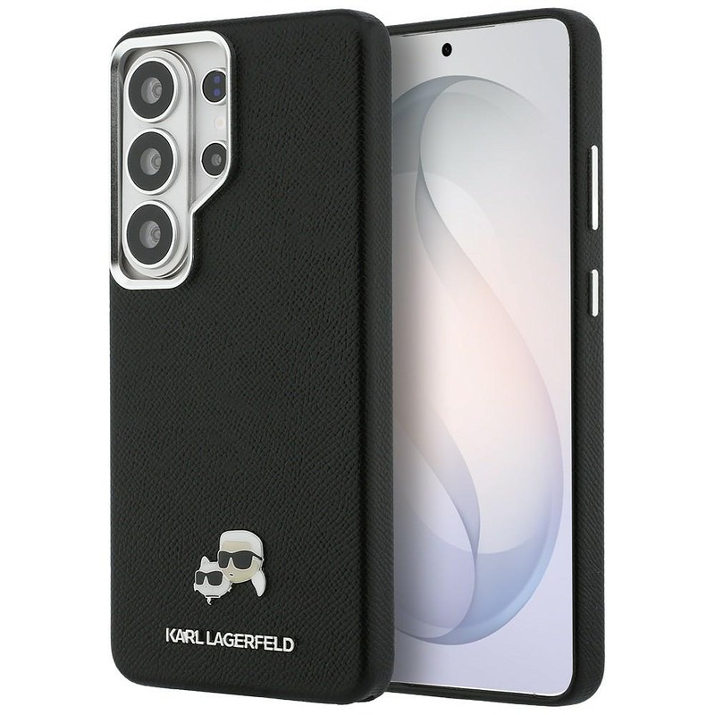 Karl Lagerfeld case Saffiano KC Metal Logo MagSafe for Samsung Galaxy S26 Ultra black