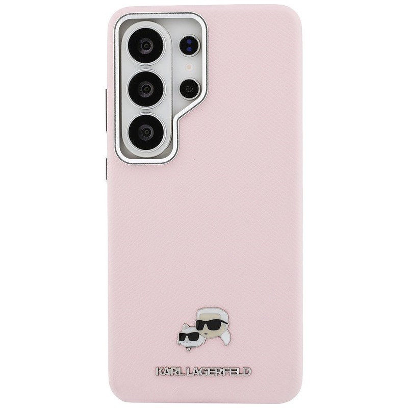 Karl Lagerfeld case Saffiano KC Metal Logo MagSafe for Samsung Galaxy S26 Ultra pink - Billede 3