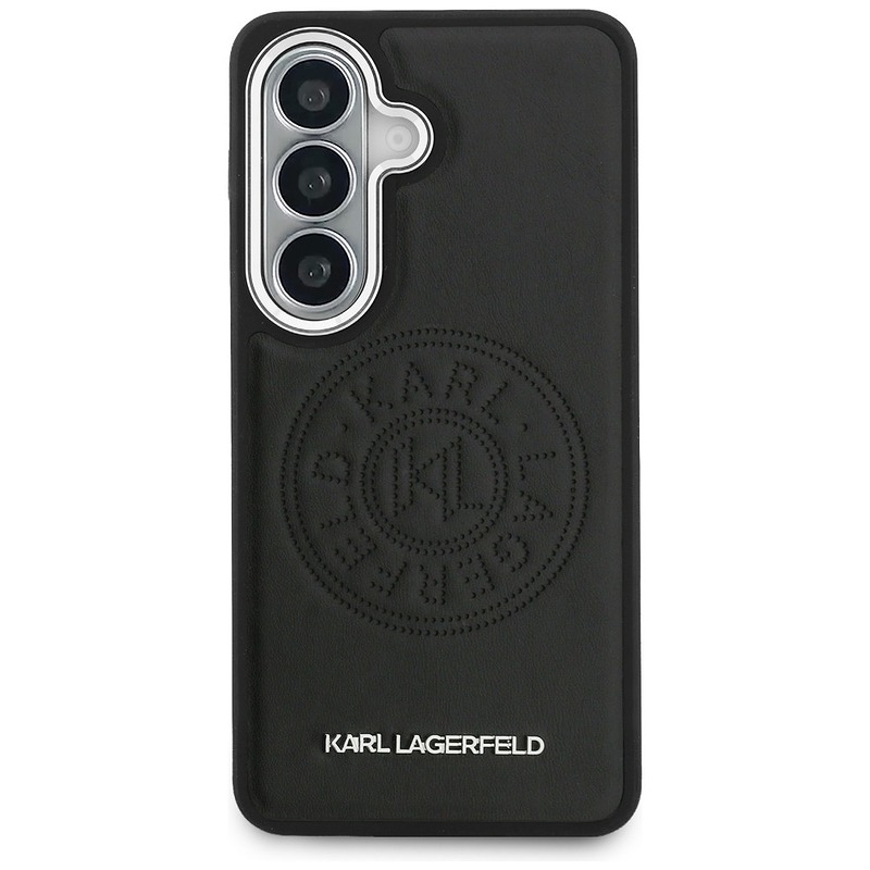 Karl Lagerfeld case Perforated KL MagSafe for Samsung Galaxy S26 black - Billede 3