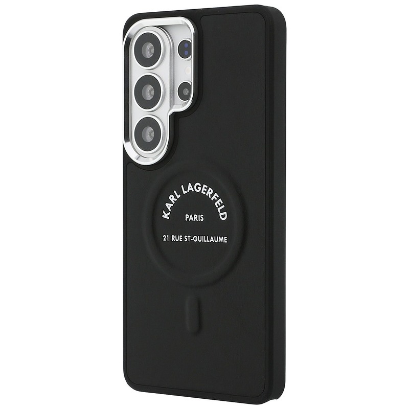 Karl Lagerfeld case Embossed Ring RSG Logo MagSafe for Samsung Galaxy S26 Ultra black - Billede 2