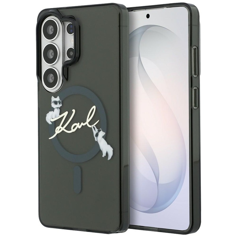 Karl Lagerfeld case IML KC Script MagSafe for Samsung Galaxy S26 Ultra black