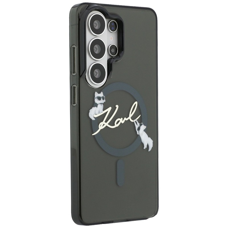 Karl Lagerfeld case IML KC Script MagSafe for Samsung Galaxy S26 Ultra black - Billede 4