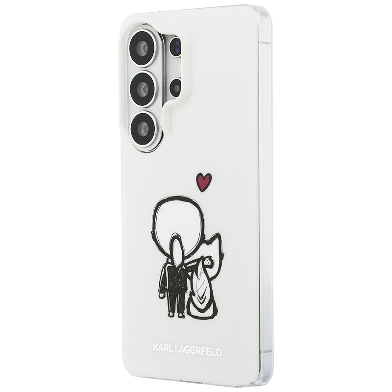 Karl Lagerfeld case IML Karl&Choupette MagSafe for Samsung Galaxy S26 Ultra transparent - Billede 2