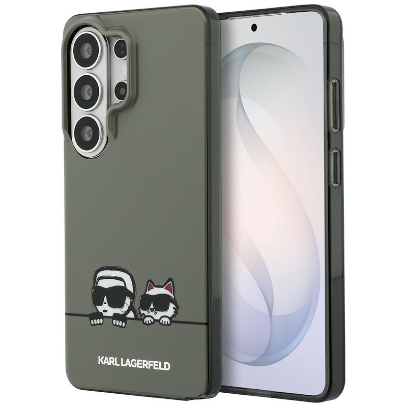 Karl Lagerfeld case IML Peekaboo Karl&Choupette MagSafe for Samsung Galaxy S26 Ultra black