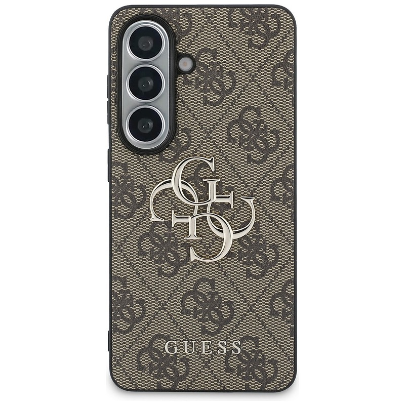 Guess case 4G Big Metal Logo for Samsung Galaxy S26 brown - Billede 3