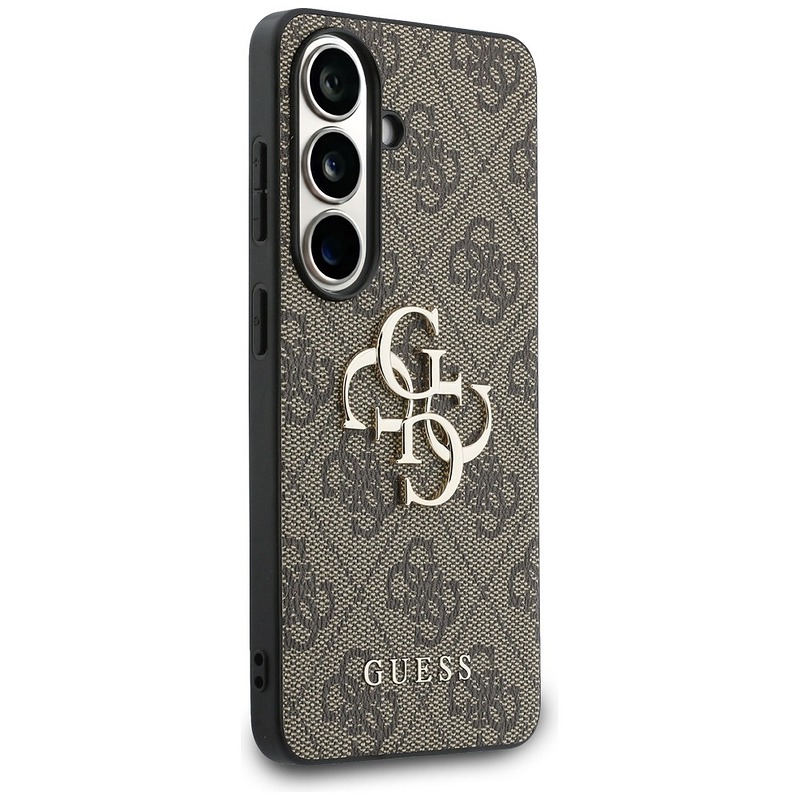 Guess case 4G Big Metal Logo for Samsung Galaxy S26 brown - Billede 4