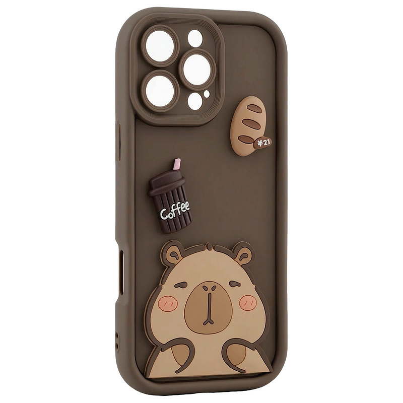Ultra Trendy 3D case for Samsung Galaxy S25 FE capybara - Billede 4