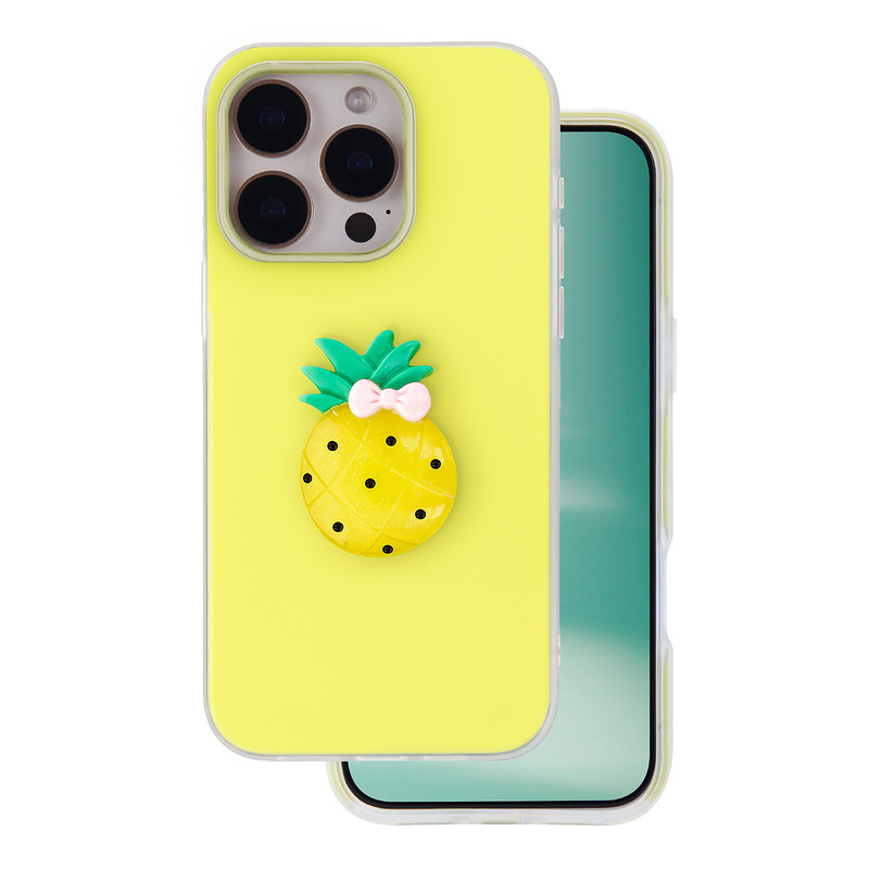 Fruit 2in1 case for iPhone 16 Pro 6,3" yellow