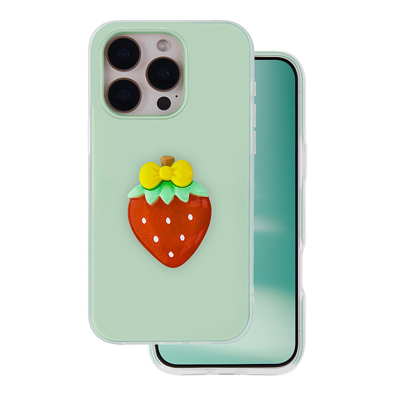 Fruit 2in1 case for iPhone 15 Pro 6,1" green