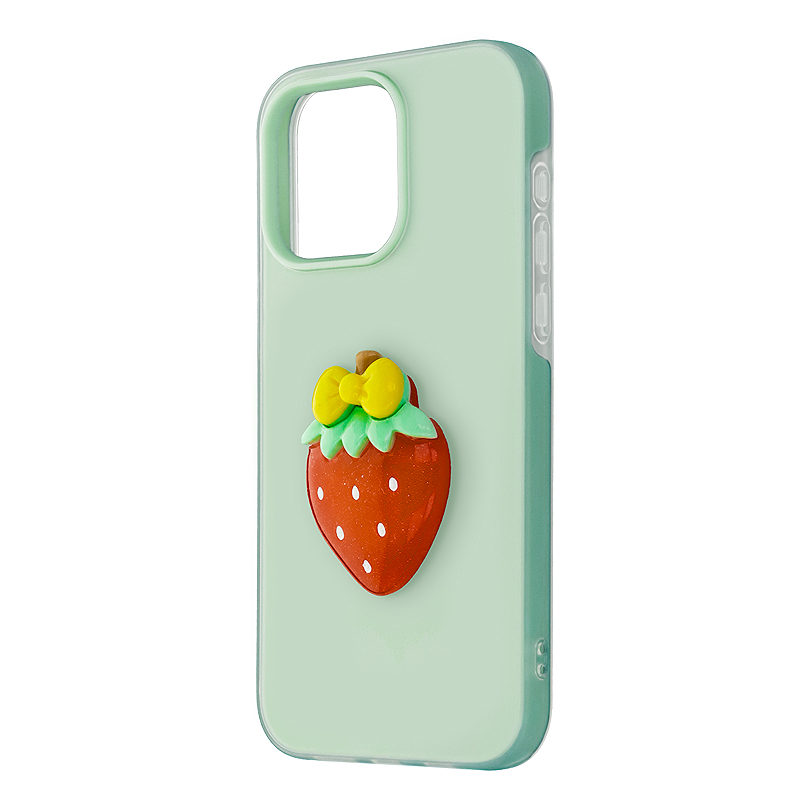 Fruit 2in1 case for iPhone 15 Pro 6,1" green - Billede 3