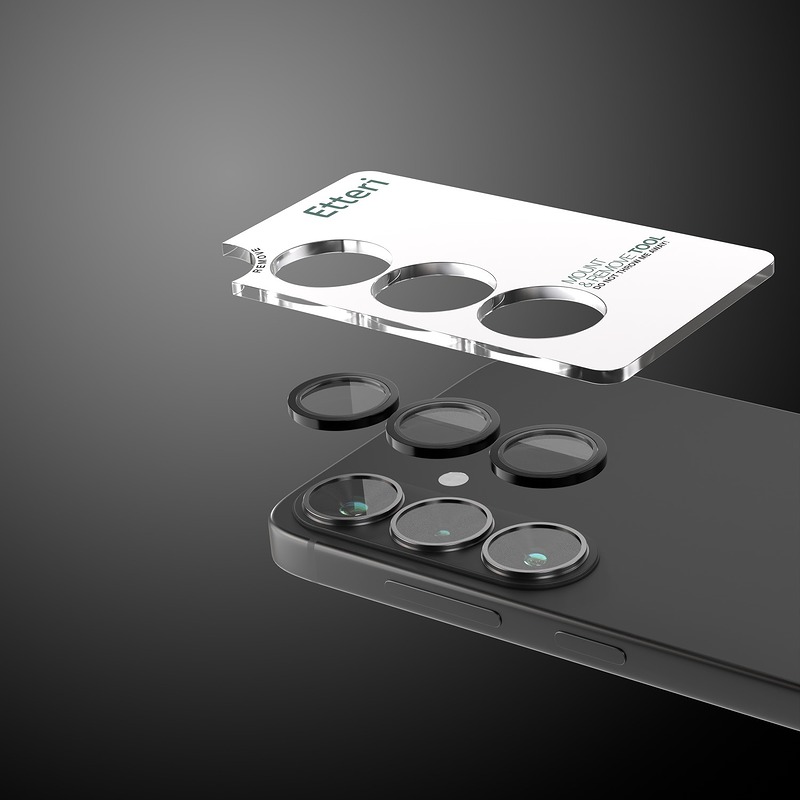 Etteri camera lens protector for Samsung Galaxy S26 black - Billede 3