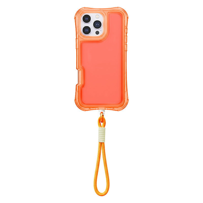 Safepop case with strap for iPhone 16 Pro 6,3" orange - Billede 4