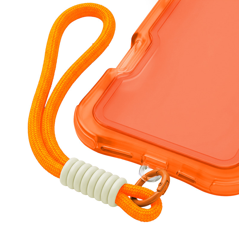 Safepop case with strap for Samsung Galaxy S26 Plus orange - Billede 3