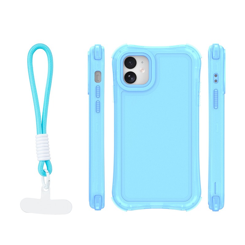 Safepop case with strap for iPhone 11 blue - Billede 2
