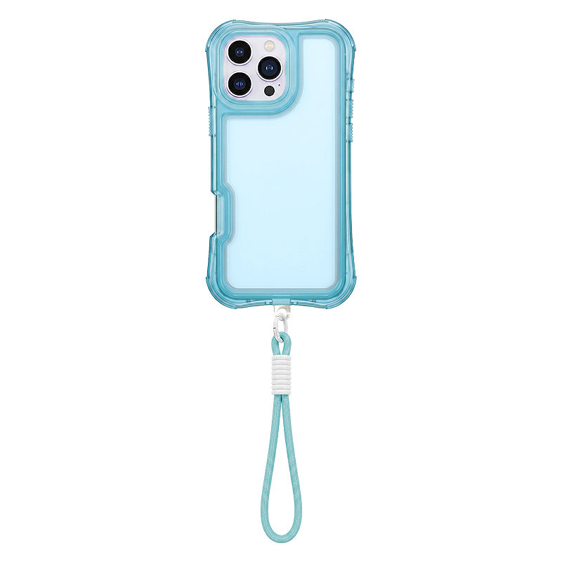 Safepop case with strap for iPhone 16 Pro Max 6,9" blue - Billede 4