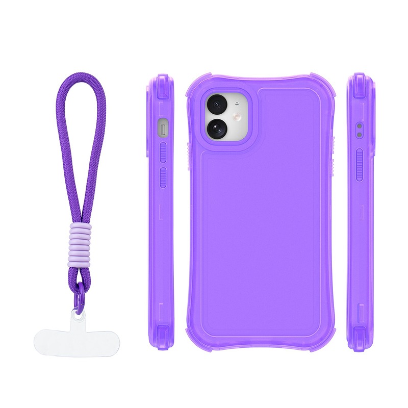 Safepop case with strap for iPhone 11 purple - Billede 2