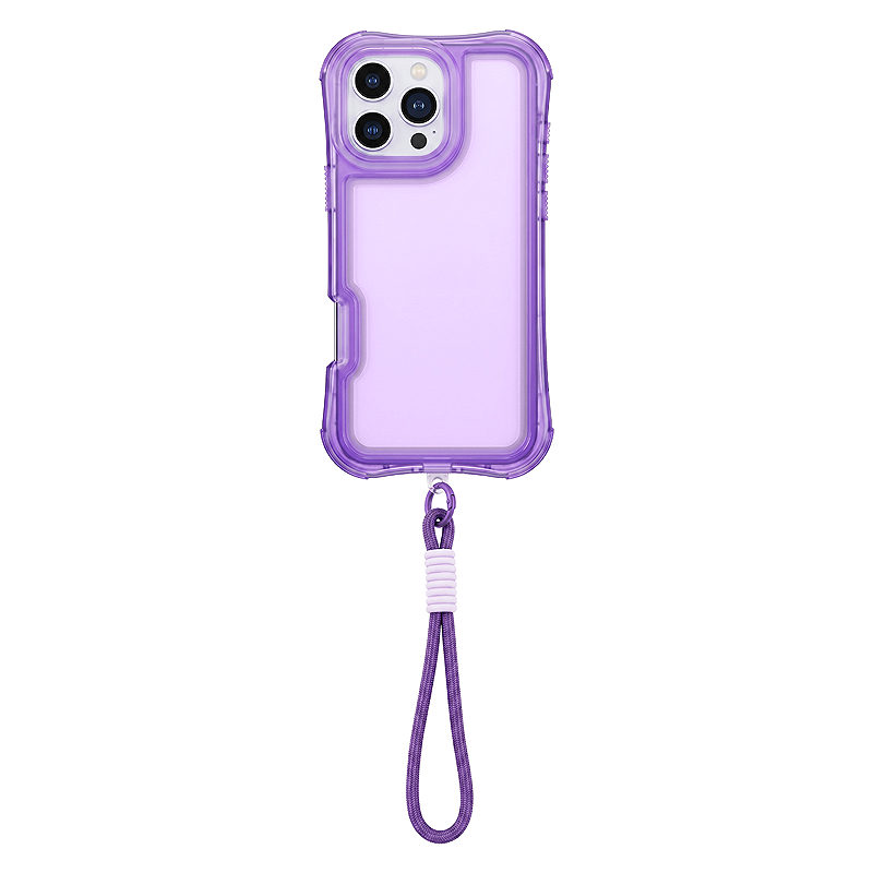 Safepop case with strap for iPhone 17 Pro Max 6,9" purple - Billede 4