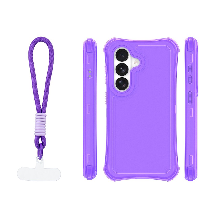 Safepop case with strap for Samsung Galaxy S26 purple - Billede 2