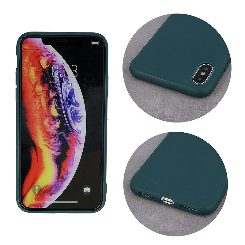 Matt TPU case for Oppo A6 4G / A6 5G / A6X 4G / A6X 5G / A6S 4G / A6S 5G Global forest green - Billede 4