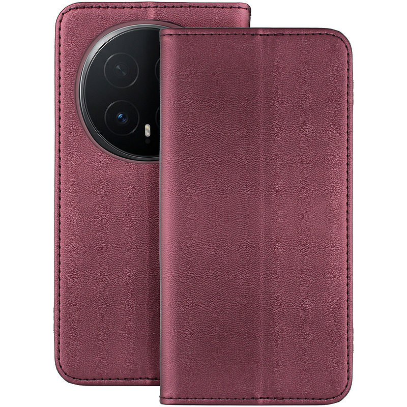 Smart Magnetic case for Honor Magic 8 Pro burgundy
