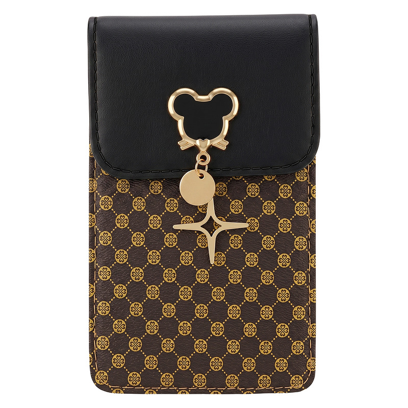 PHONE BAG MOUSE 19*12*2 CM BLACK