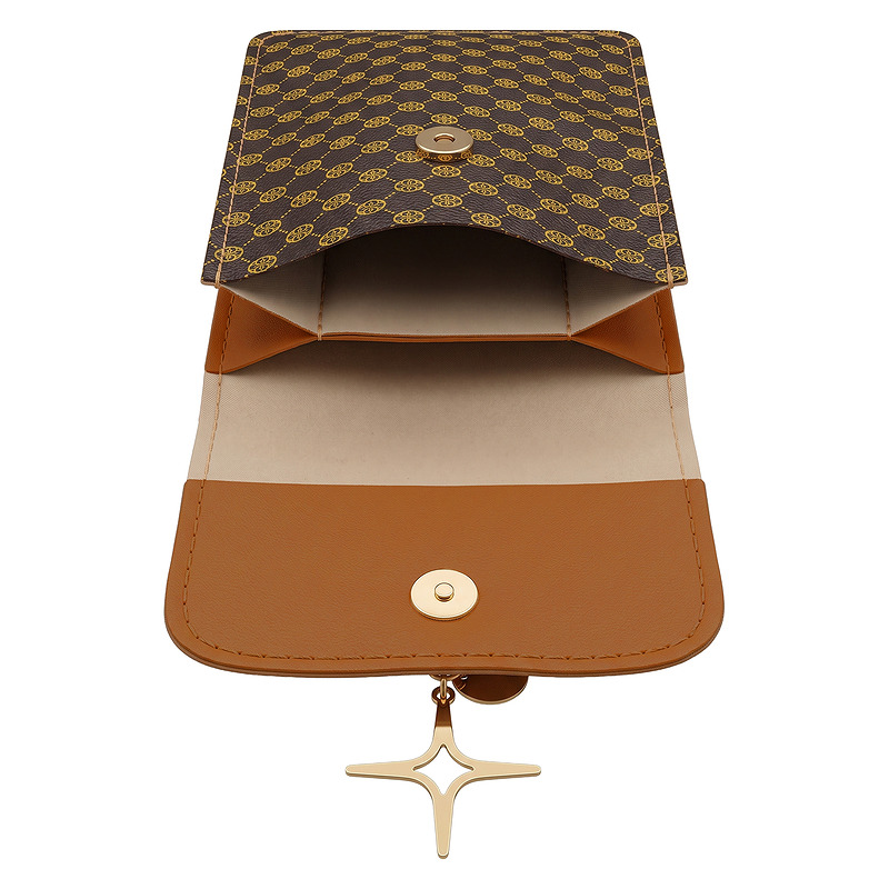 PHONE BAG MOUSE 19*12*2 CM BROWN - Billede 3