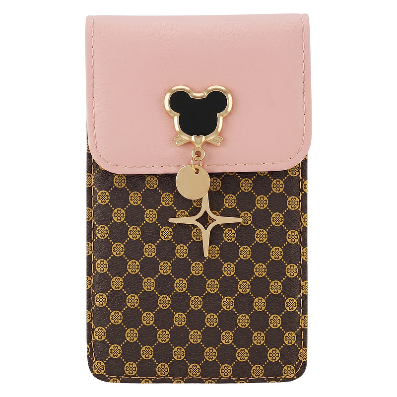 PHONE BAG MOUSE 19*12*2 CM PINK
