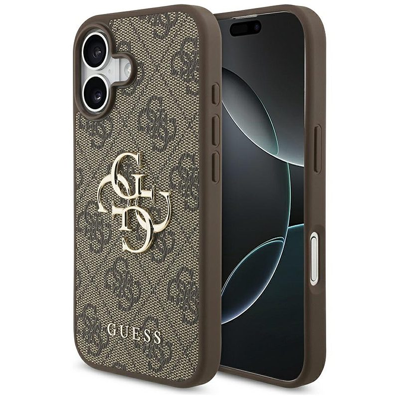 Etui Guess 4G Big Logo do iPhone 17      brązowy