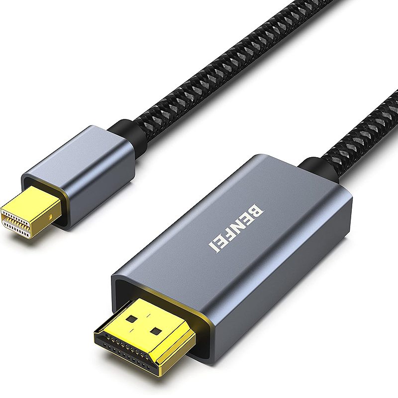 BENFEI cable mini DisplayPort to HDMI 4K 30Hz 0,9 m gray