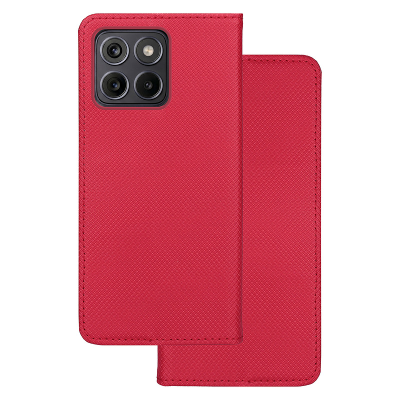 Smart Magnet case for Motorola Edge 70 Fusion red