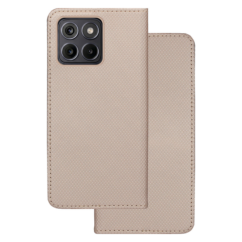 Smart Magnet case for Motorola Edge 70 Fusion gold