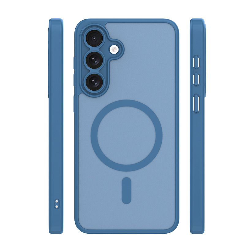 Mag Matt case for Samsung Galaxy S26 Plus dark blue camera protection - Billede 3