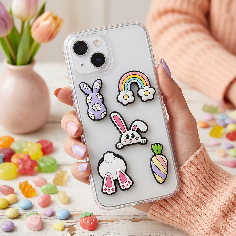 3D Sticker Bunny 5pcs set - Billede 2