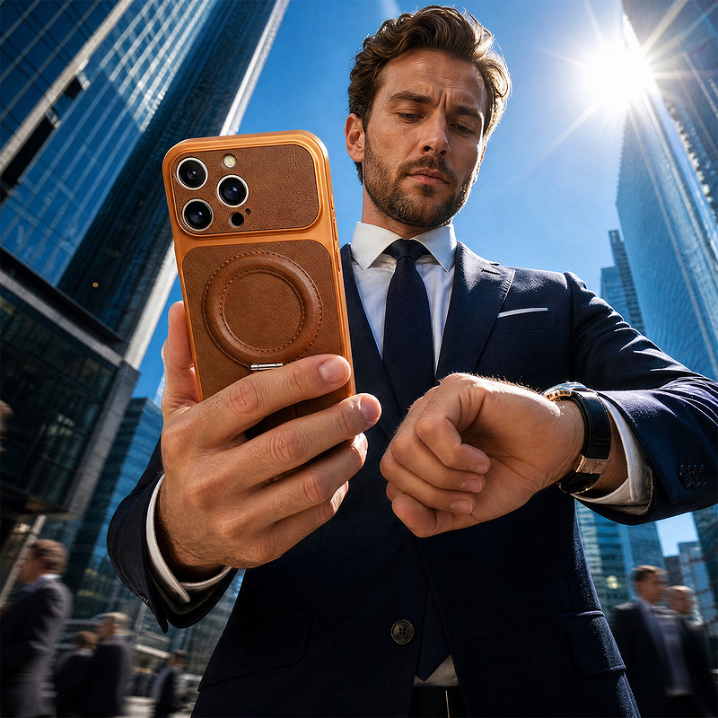 Luxgrip Mag case for iPhone 17 Pro 6,3'' orange - Billede 5