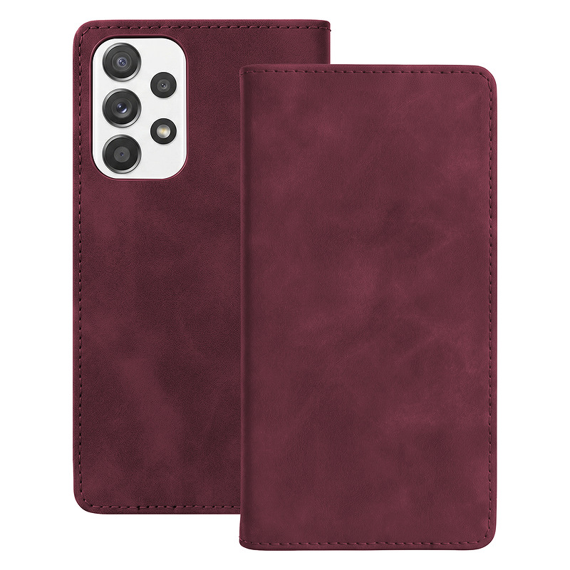 Smart Suede case for Samsung Galaxy A52 4G / A52 5G / A52S 5G maroon