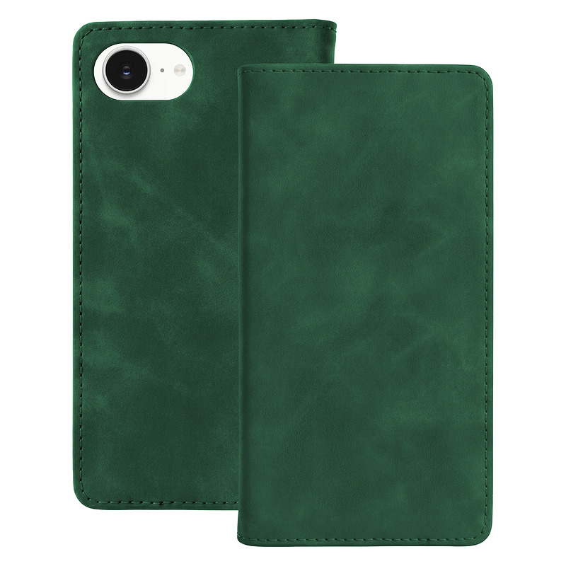 Smart Suede case for iPhone 16e / 17e green
