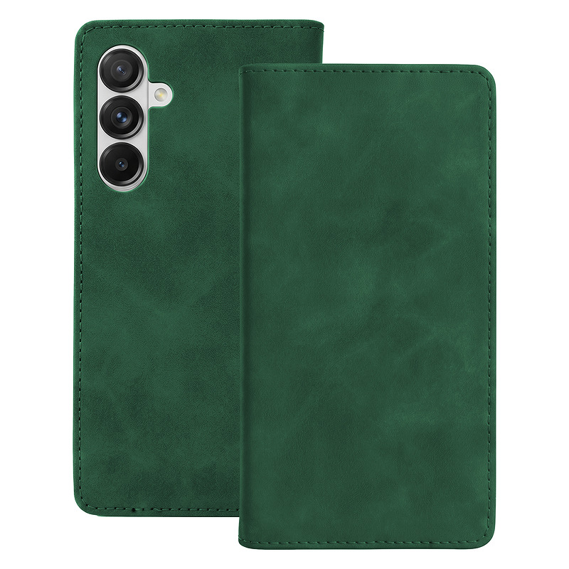 Smart Suede case for Samsung Galaxy A17 4G / A17 5G / A26 5G / A18 5G green