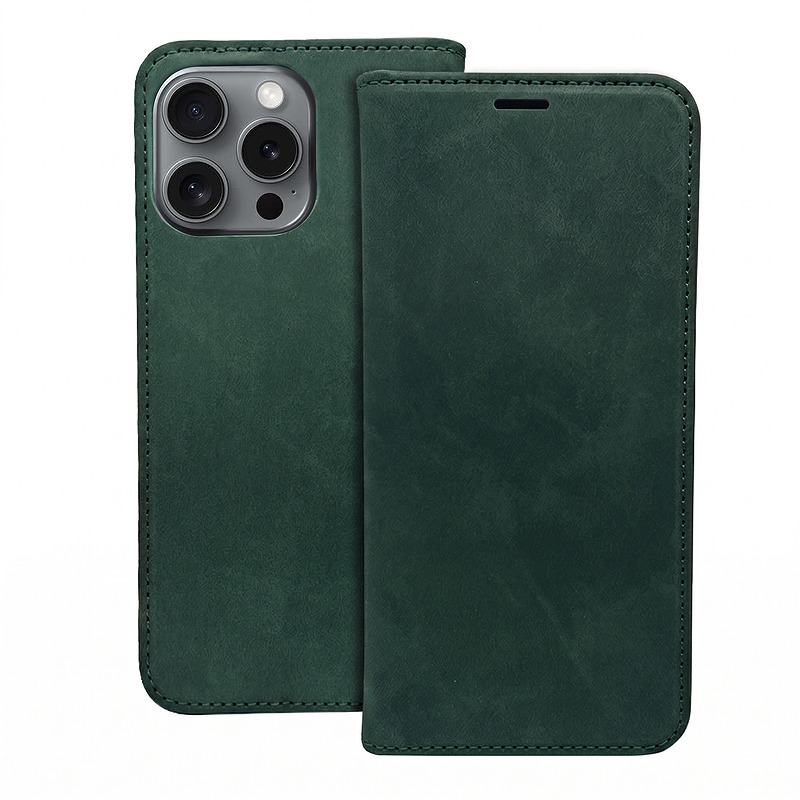 Smart Suede case for Samsung Galaxy A17 4G / A17 5G / A26 5G / A18 5G green - Billede 2