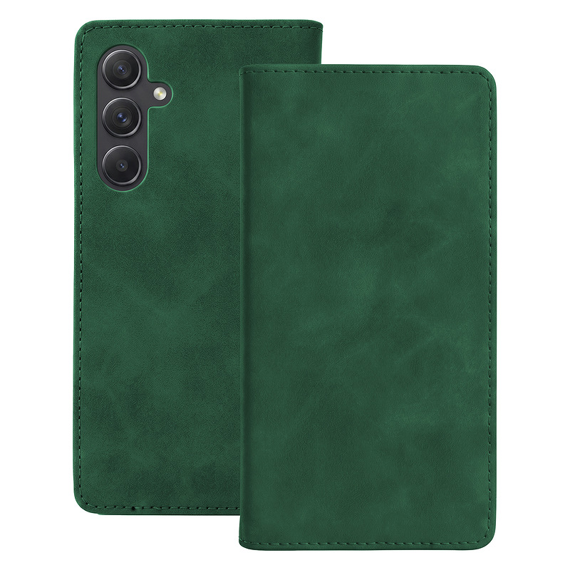 Smart Suede case for Samsung Galaxy A55 5G green