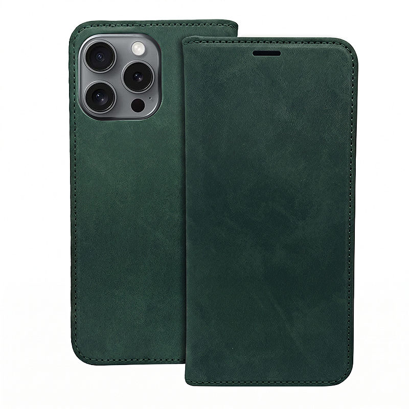 Smart Suede case for Xiaomi Redmi Note 15 Pro 5G green - Billede 2