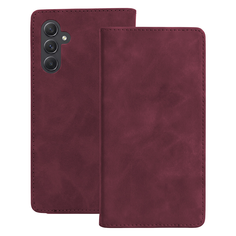 Smart Suede case for Samsung Galaxy A14 4G maroon