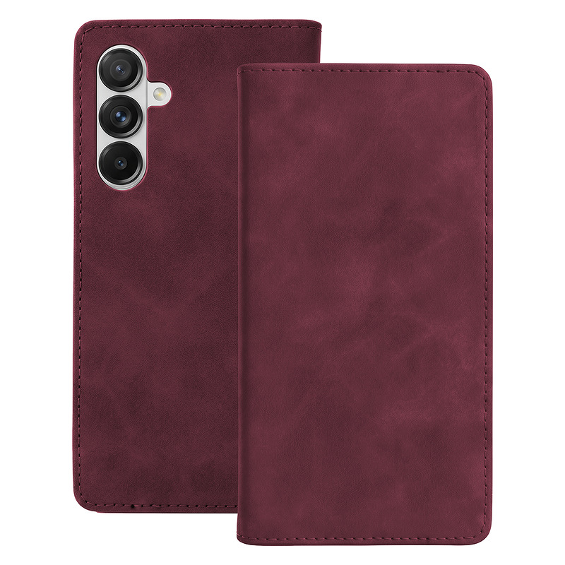 Smart Suede case for Samsung Galaxy A57 5G maroon