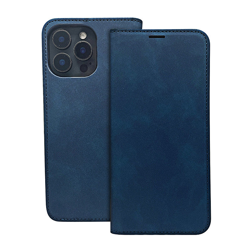 Smart Suede case for Samsung Galaxy A27 5G navy blue - Billede 2