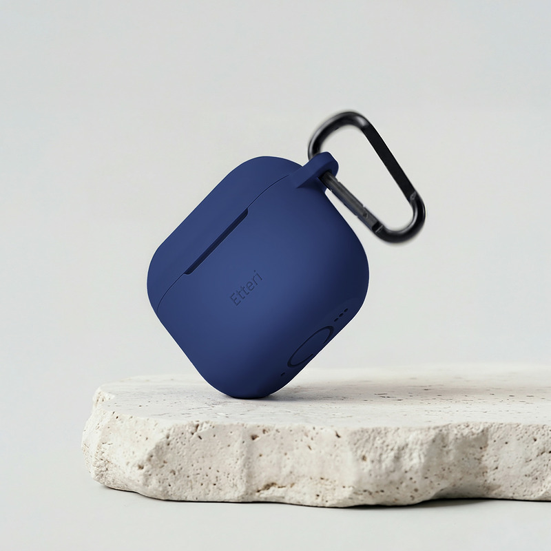 Etteri silicone case for AirPods 4 dark blue - Billede 4