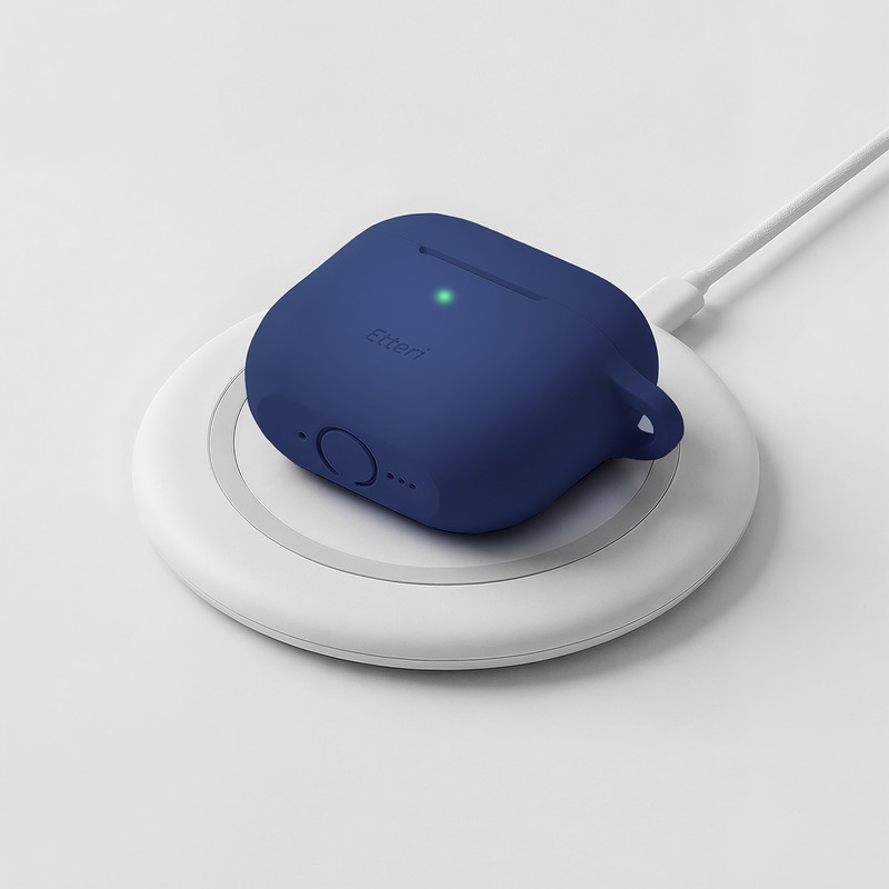 Etteri silicone case for AirPods 4 dark blue - Billede 5