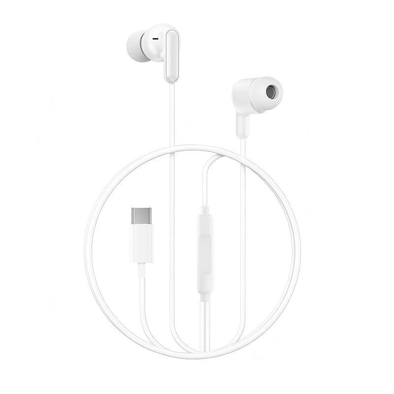 XO wired earphones EP84 USB-C white - Billede 2