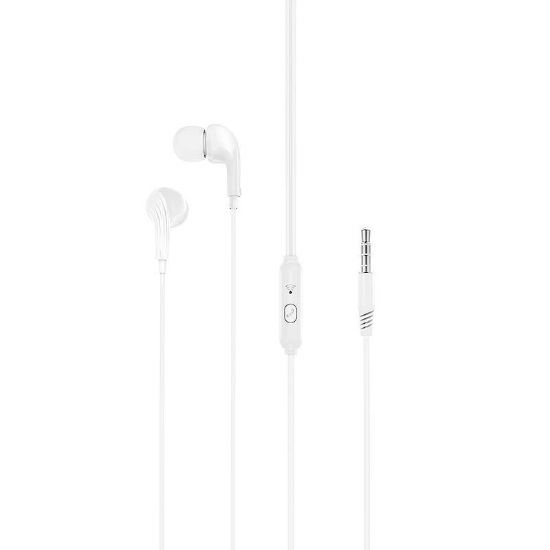 XO wired earphones EP86 jack 3,5mm white