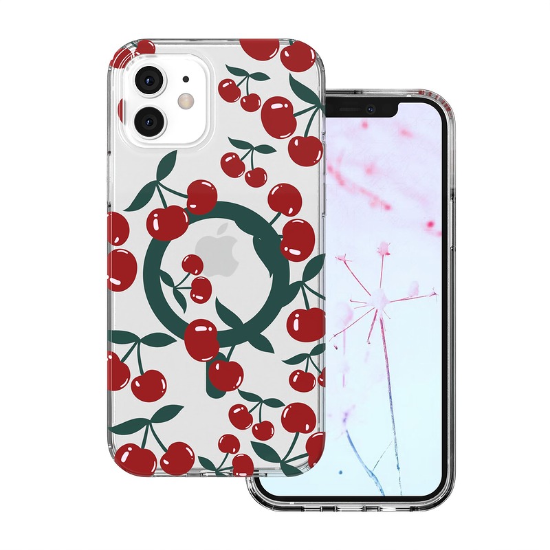 Cherry Mag case for iPhone 11 transparent
