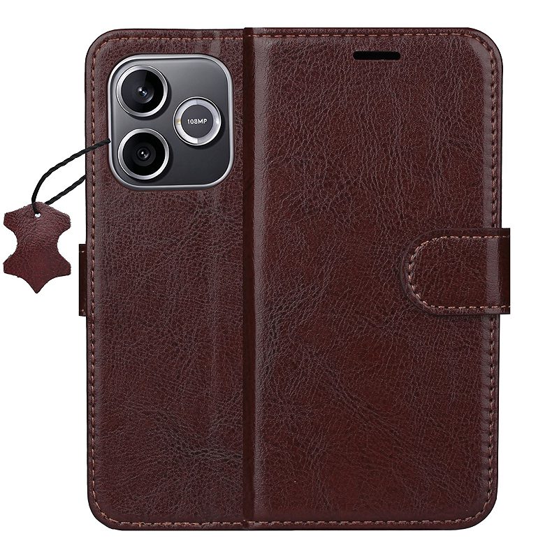 Smart Luxe leather case for Honor 600 Lite brown