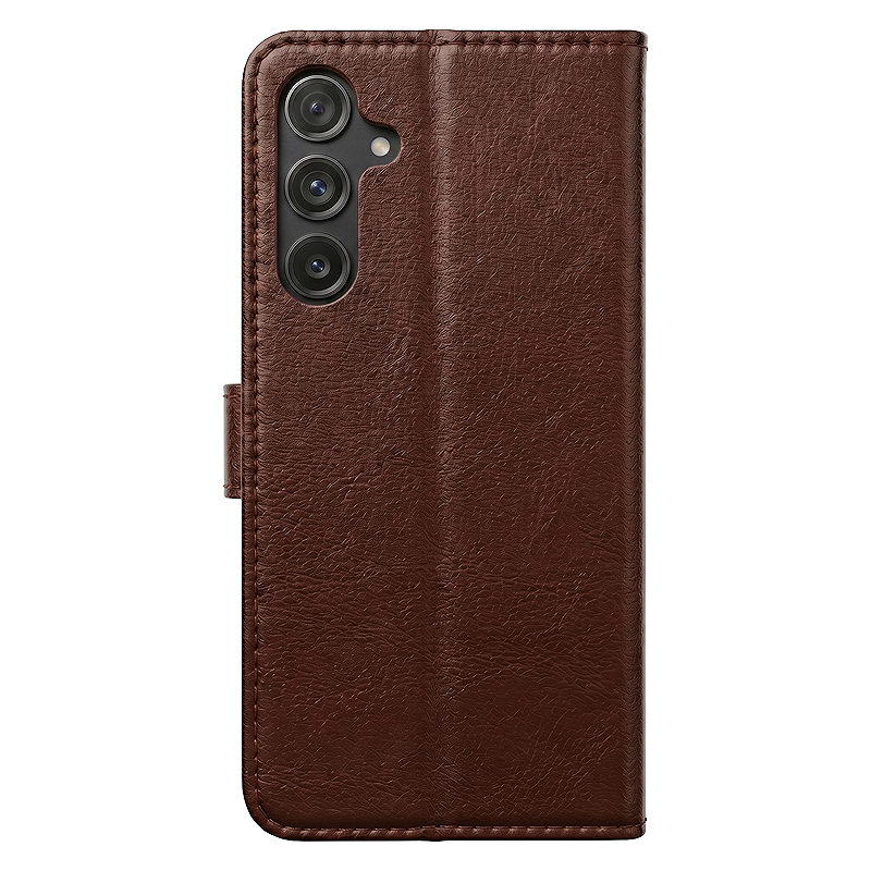 Smart Luxe leather case for Motorola Moto G15 / G15 Power / G17 / G17 Power brown - Billede 3